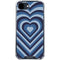 Blue Heart Pattern iPhone 16e Clear Case
